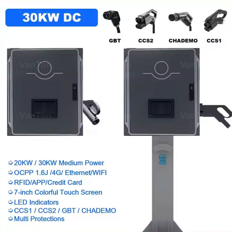 30 kW mobilna stacja ładowania DC EV