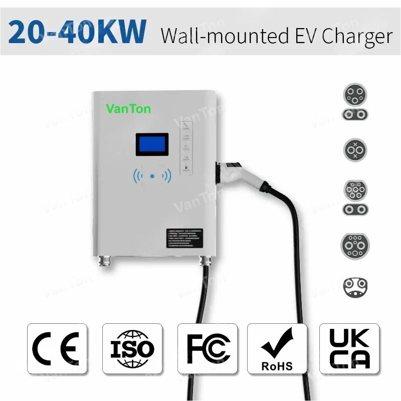 40 kW na ścianę z pojedynczą gun DC EV.