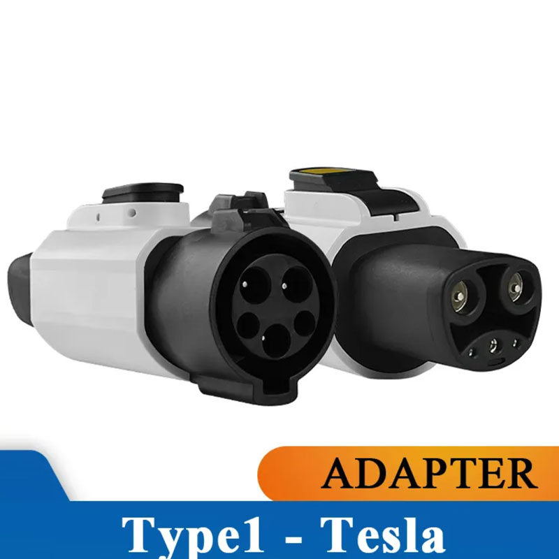 J1772 do adaptera Tesli